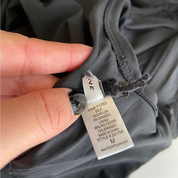 Robin Piccone Ava Tankini Vest Top Black size M - Picture 8 of 8